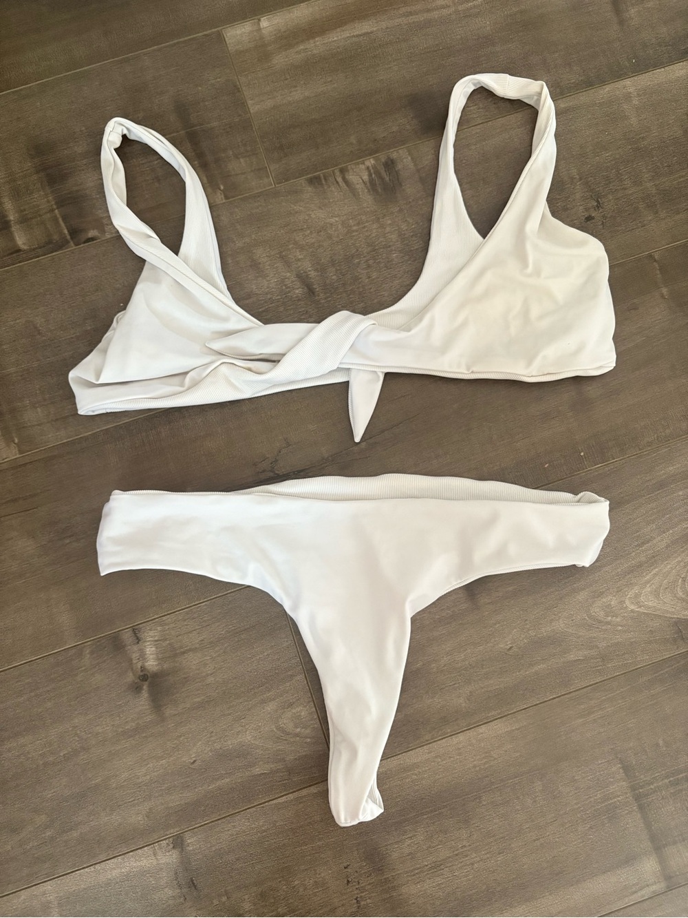 Bellini Bikini Reversible Tie Front Bikini Set